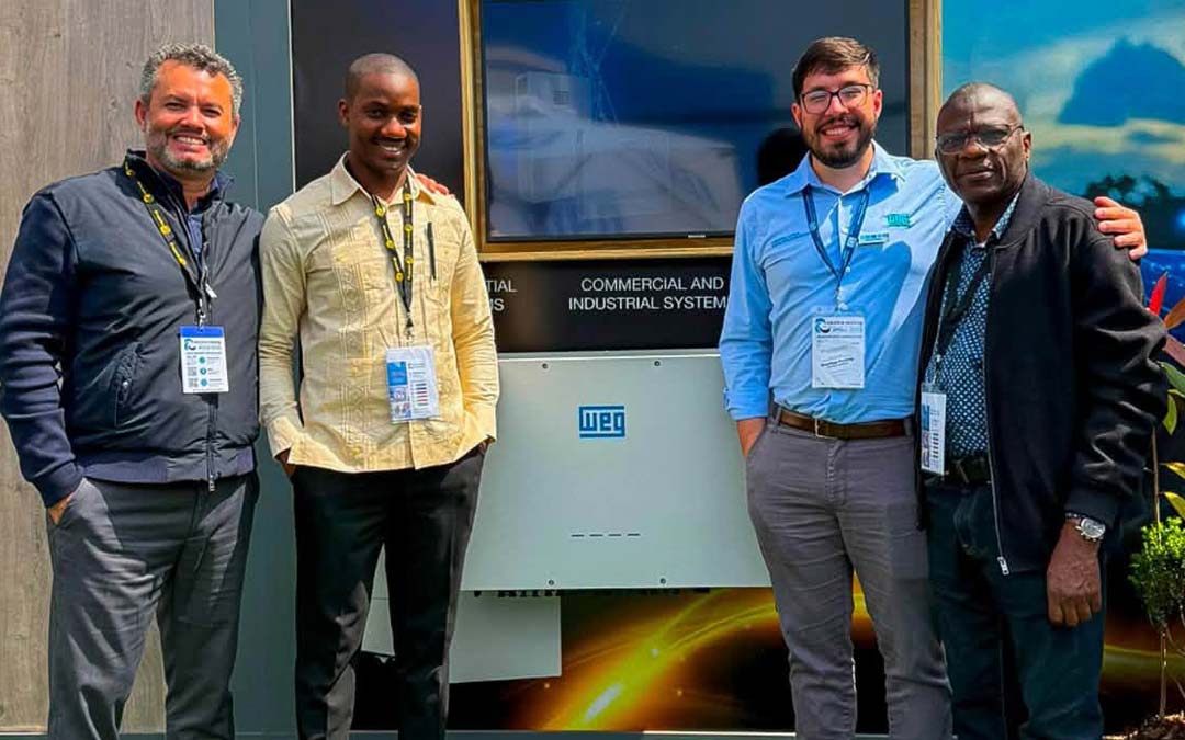 Representantes da Sociedade Mineira do Luele durante a participação na Electro Mining Africa 2026, realizada de 7 a 11 de Setembro, em Joanesburgo, África do Sul.